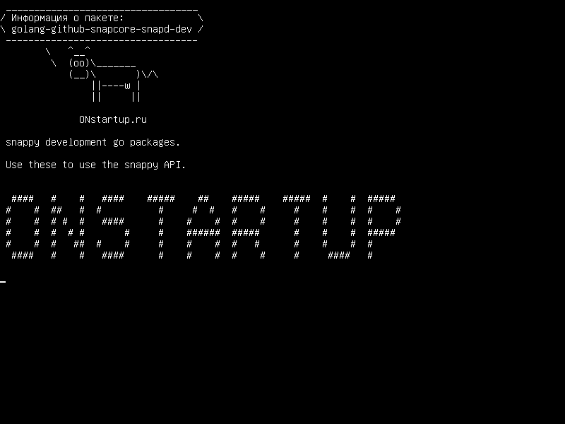 golang-github-snapcore-snapd-dev — мгновенные разработки идут пакеты.