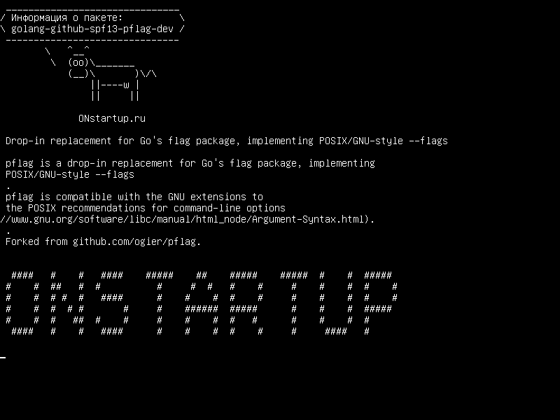 golang-github-spf13-pflag-dev — Замена замены пакета пакета Go, реализация POSIX/GNU-стиля - флагов