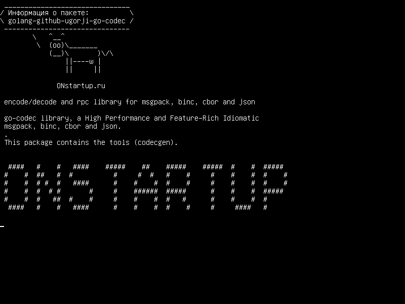 golang-github-ugorji-go-codec — кодировка / декодирование и библиотека rpc для msgpack, binc, cbor и json
