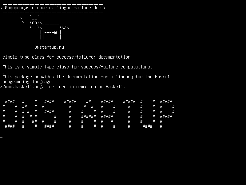 libghc-failure-doc — класс простого типа для успеха / неудачи; документация