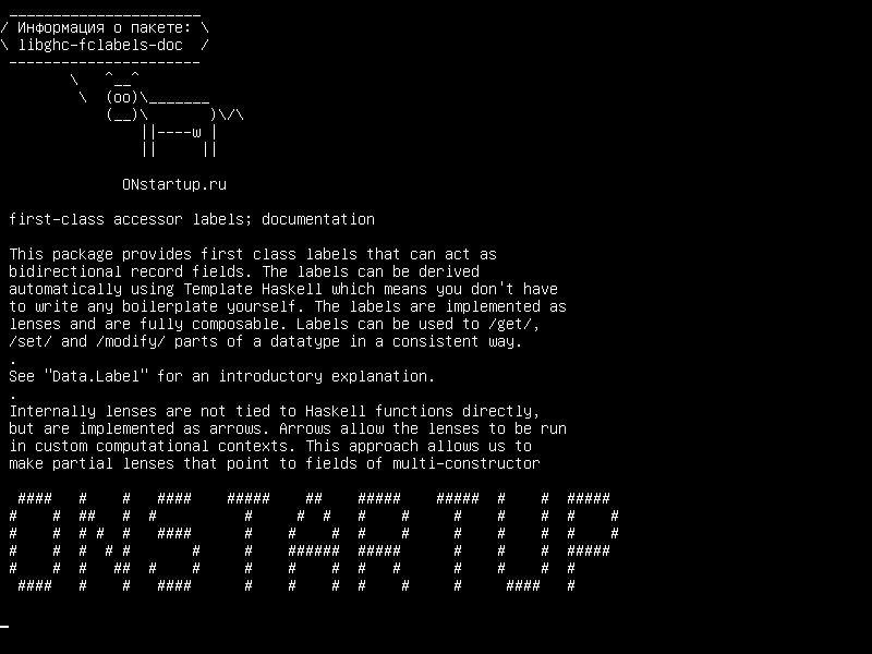 libghc-fclabels-doc — первоклассные аксессуарные метки; документация
