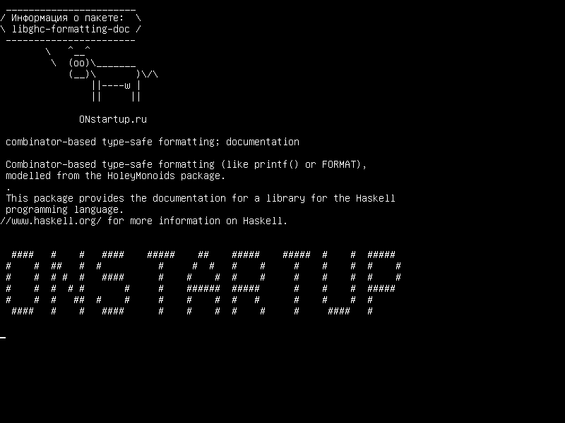 libghc-formatting-doc — форматирование на основе меток на основе меток; документация