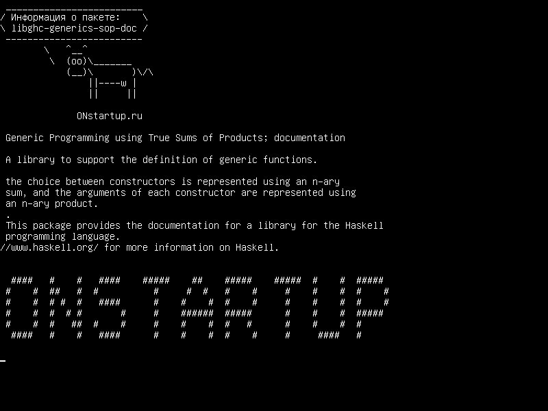libghc-generics-sop-doc — Общее программирование с использованием True Sums of Products; документация