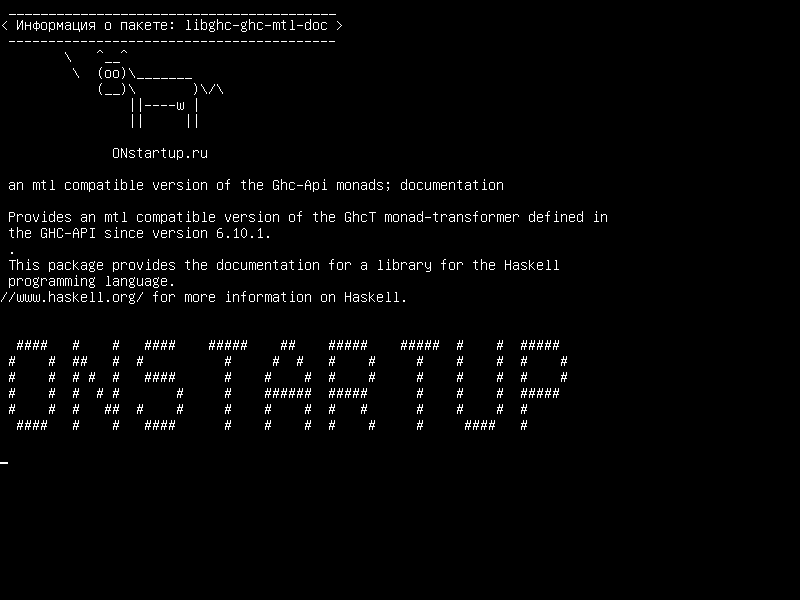 libghc-ghc-mtl-doc — совместимая с mtl версия монахов Ghc-Api; документация