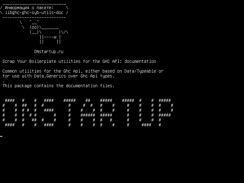 libghc-ghc-syb-utils-doc — Лом ваших утилит Boilerplate для API GHC; документация