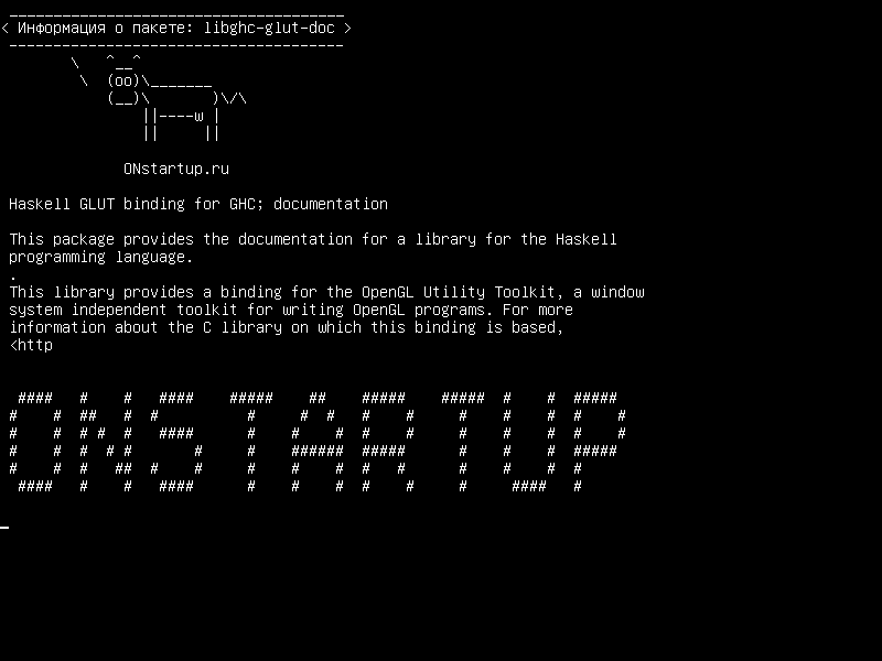 libghc-glut-doc — Привязка Haskell GLUT к GHC; документация