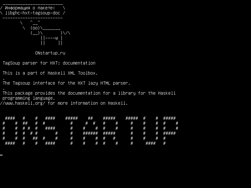 libghc-hxt-tagsoup-doc — Тег TagSoup для HXT; документация