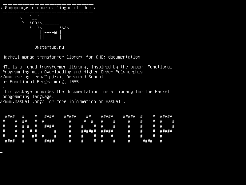 libghc-mtl-doc — Библиотека трансформаторов монашеской монархии для GHC; документация