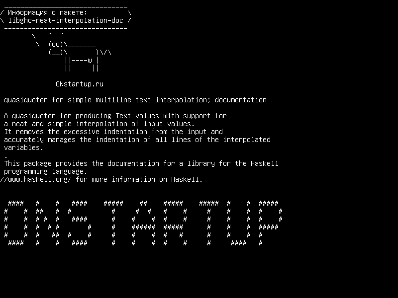 libghc-neat-interpolation-doc — квазикватер для простой многострочной интерполяции текста; документация