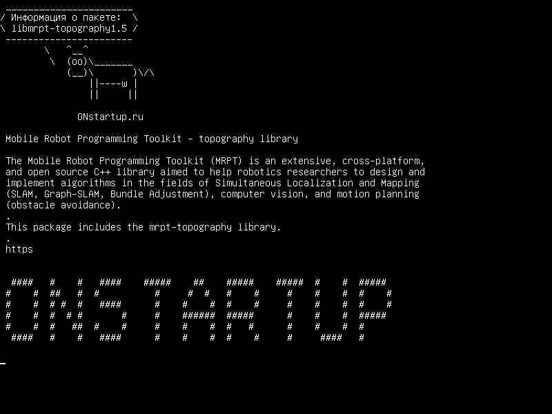 libmrpt-topography1.5 — Инструментарий для программирования мобильных роботов - библиотека топографии