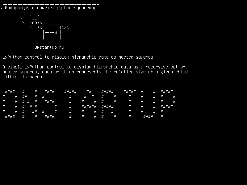 python-squaremap — Управление wxPython для отображения иерархических данных в виде вложенных квадратов