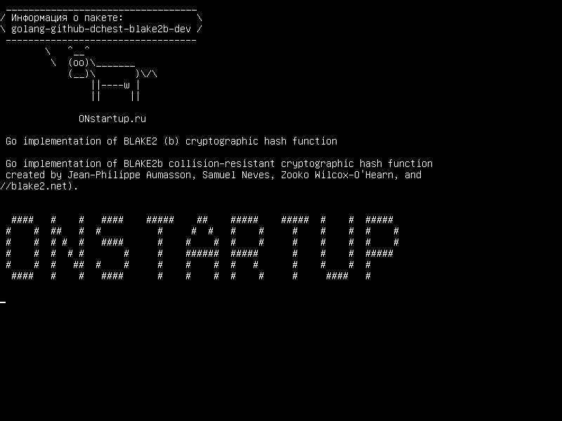golang-github-dchest-blake2b-dev — Перейти реализация BLAKE2 (b) криптографическая хэш-функция