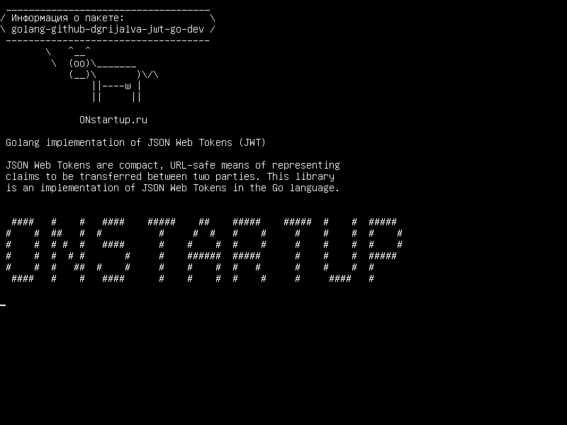 golang-github-dgrijalva-jwt-go-dev — Golang реализация JSON Web Tokens (JWT)