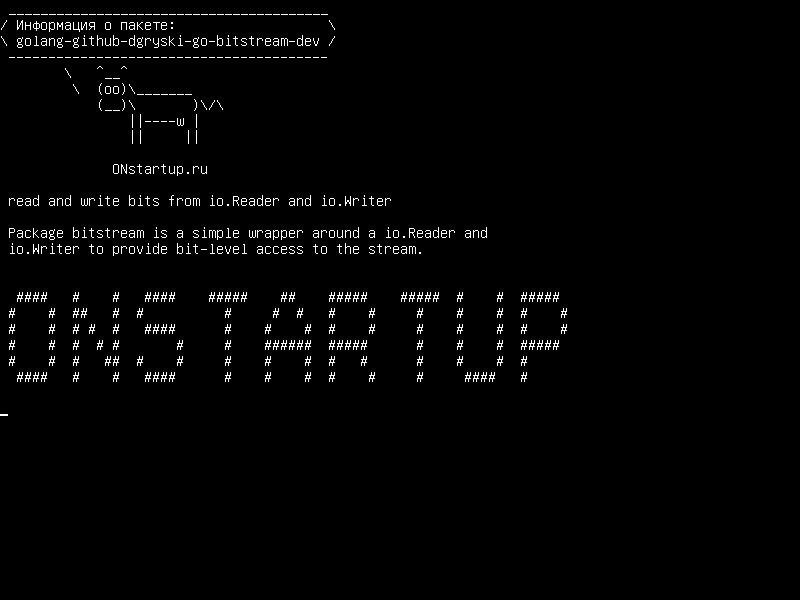 golang-github-dgryski-go-bitstream-dev — чтение и запись битов из io.Reader и io.Writer