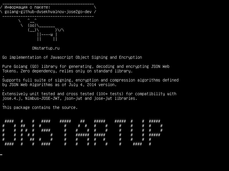 golang-github-dvsekhvalnov-jose2go-dev — Перейти к реализации Javascript Object Signing and Encryption