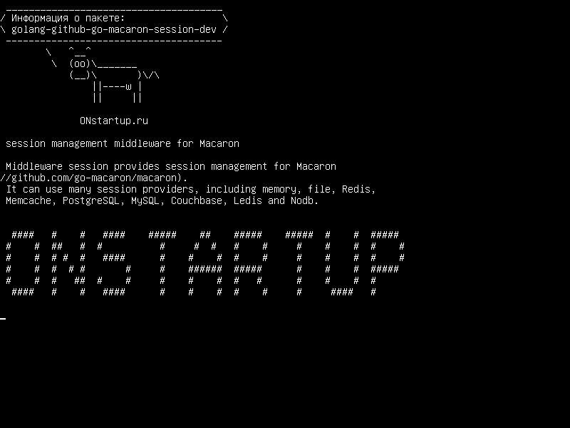 golang-github-go-macaron-session-dev — промежуточное программное обеспечение для управления сеансом для Macaron