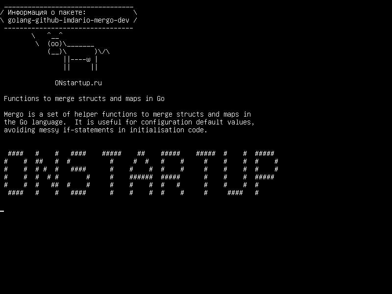 golang-github-imdario-mergo-dev — Функции для объединения структур и карт в Go