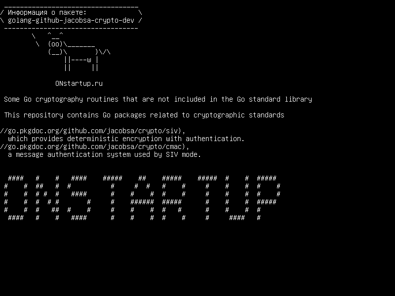 golang-github-jacobsa-crypto-dev — Некоторые криптографические процедуры Go, которые не включены в стандартную библиотеку Go.