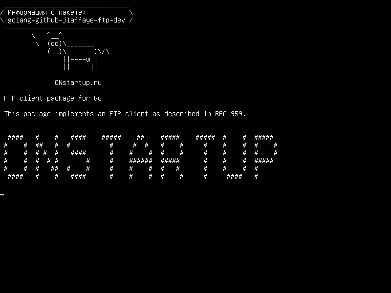 golang-github-jlaffaye-ftp-dev — FTP-клиент для Go