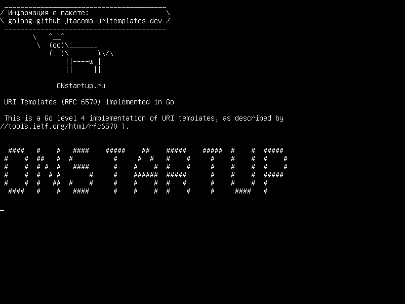 golang-github-jtacoma-uritemplates-dev — Шаблоны URI (RFC 6570), реализованные в Go