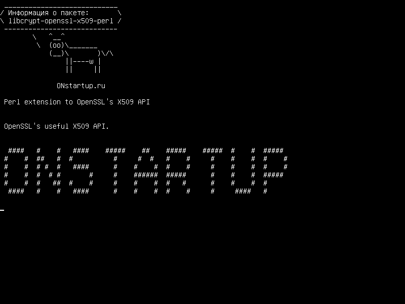 libcrypt-openssl-x509-perl — Расширение Perl для API X509 OpenSSL