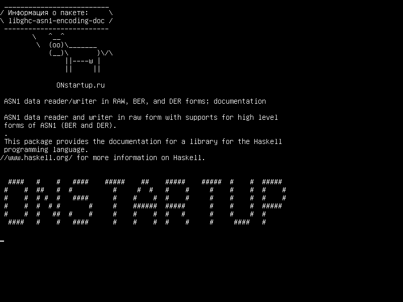 libghc-asn1-encoding-doc — Считыватель / запись данных ASN1 в формах RAW, BER и DER; документация