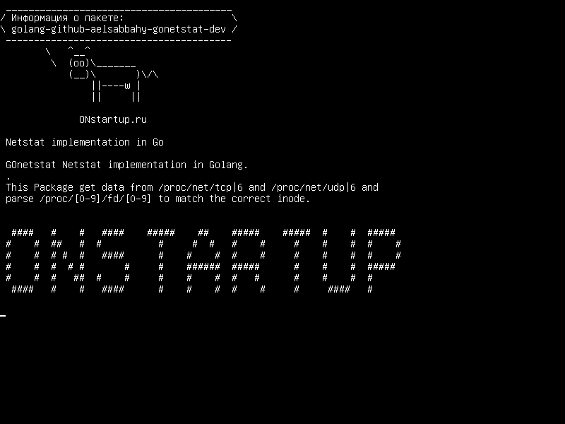 golang-github-aelsabbahy-gonetstat-dev — Внедрение Netstat в Go