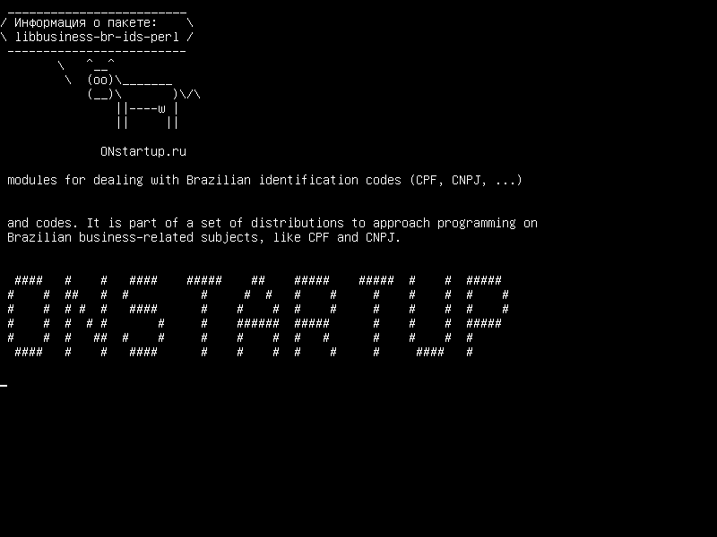 libbusiness-br-ids-perl — модули для работы с бразильскими идентификационными кодами (CPF, CNPJ, ...)