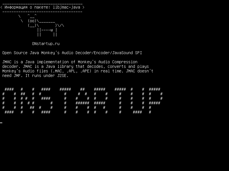 libjmac-java — Открытый аудиоредактор Java Monkey's Audio Decoder/Encoder/JavaSound SPI