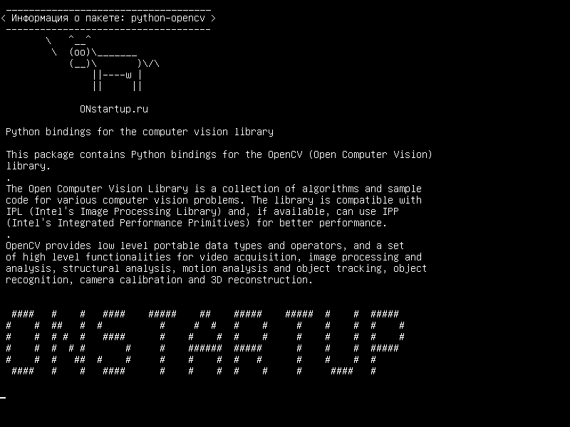 python-opencv — Связи Python для библиотеки компьютерного зрения