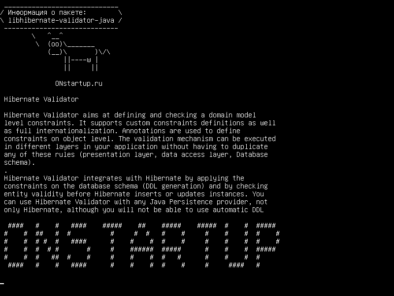 libhibernate-validator-java — Hibernate Validator