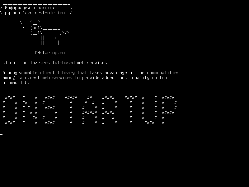 python-lazr.restfulclient — клиент для веб-сервисов на основе lazr.restful
