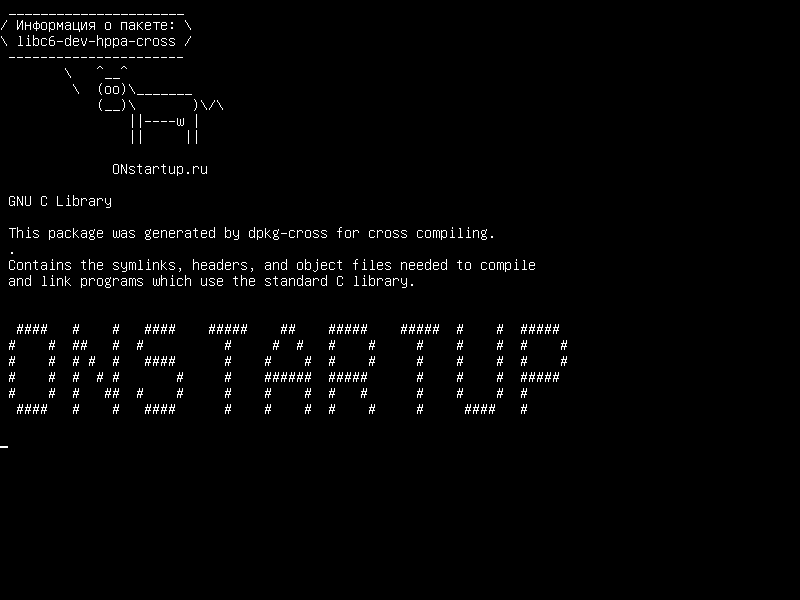 libc6-dev-hppa-cross — Библиотека GNU C: библиотеки разработки и файлы заголовков (для кросс-компиляции)