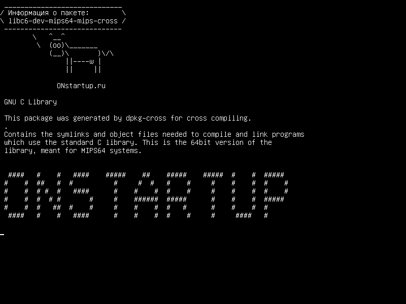 libc6-dev-mips64-mips-cross — Библиотека GNU C: 64-битные библиотеки разработки для MIPS64 (для кросс-компиляции)