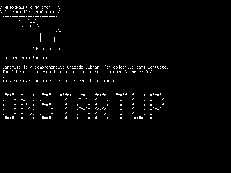 libcamomile-ocaml-data — Данные Unicode для OCaml