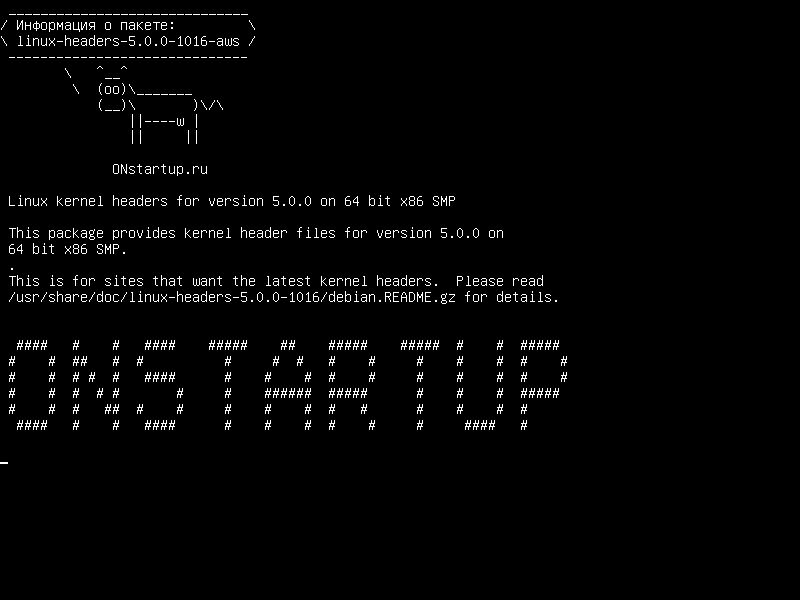 linux-headers-5.0.0-1016-aws — Заголовки ядра Linux для версии 5.0.0 на 64-битной x86 SMP