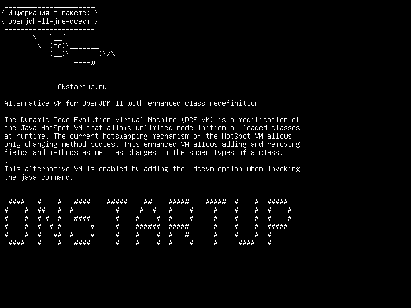 openjdk-11-jre-dcevm — Альтернативная ВМ для OpenJDK 11 с расширенным переопределением класса