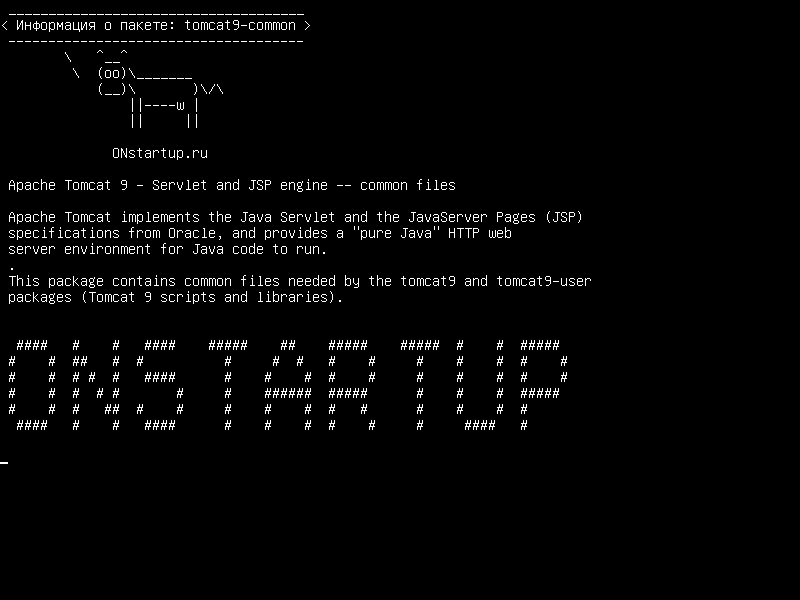 tomcat9-common — Apache Tomcat 9 - сервлет и движок JSP - общие файлы